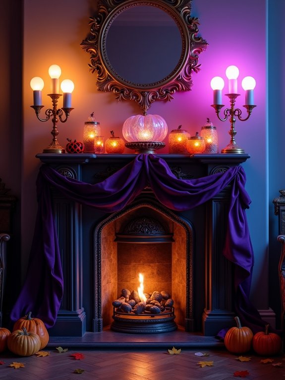mystical crystal ball display