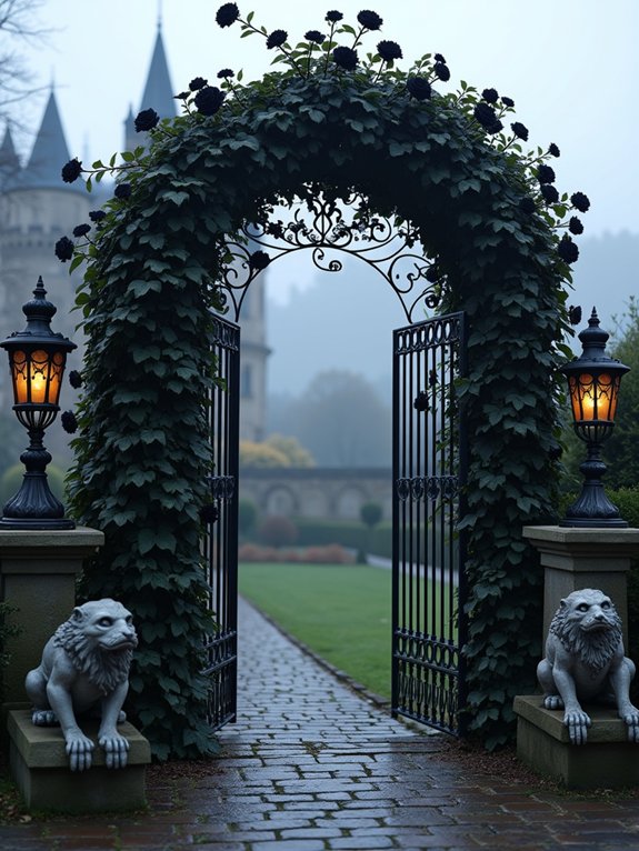 mystical gothic garden retreat