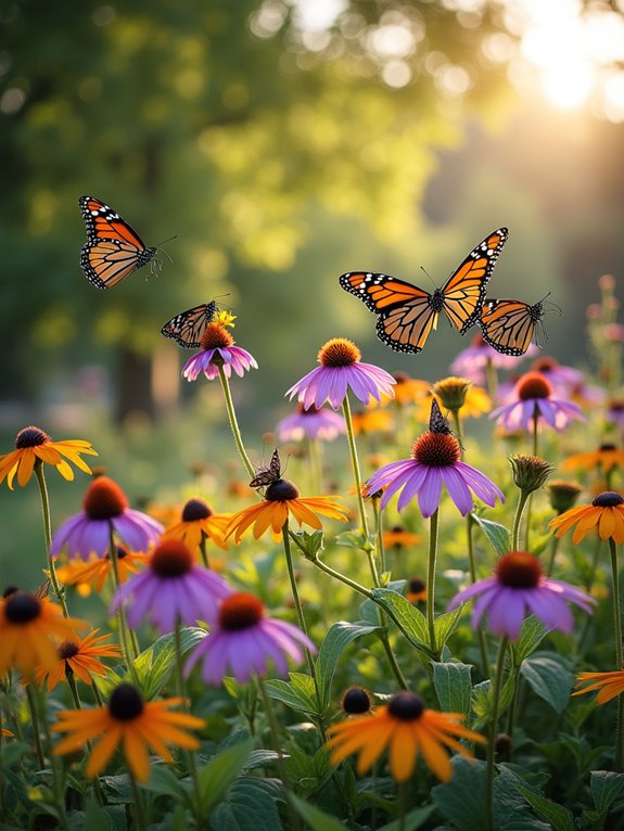 native plants attract butterflies