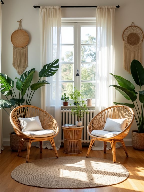 natural boho interior design