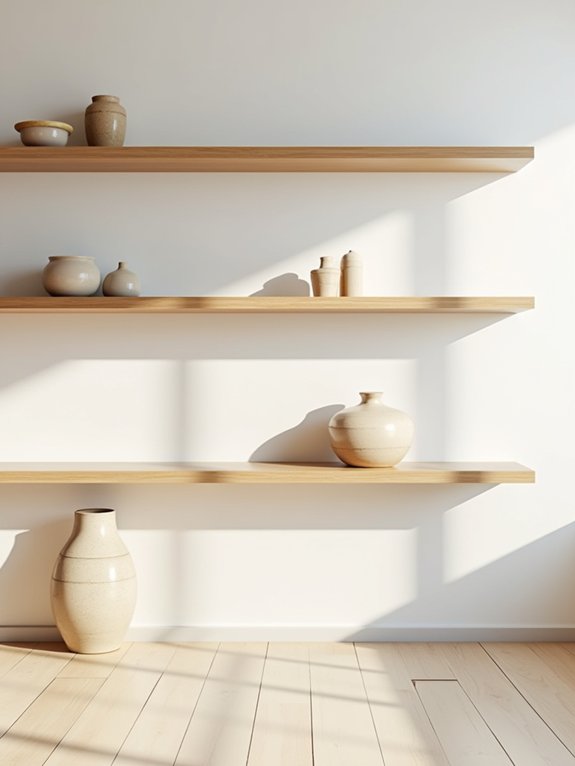 natural elegance in shelving