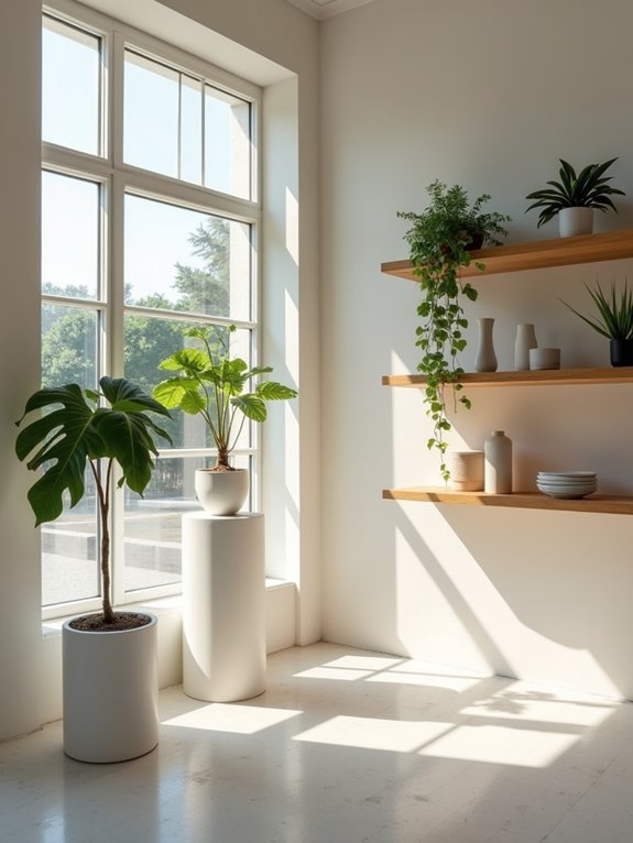 natural light enhances merchandise