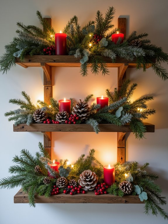 natural pine berry centerpiece