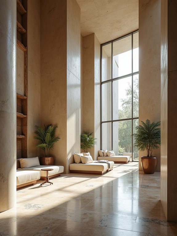 natural stone hotel design