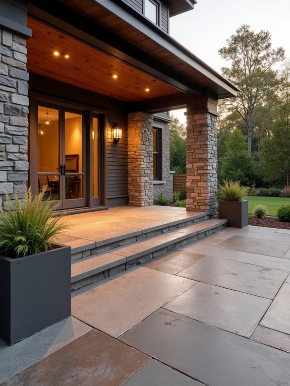 natural stone inspired concrete designs
