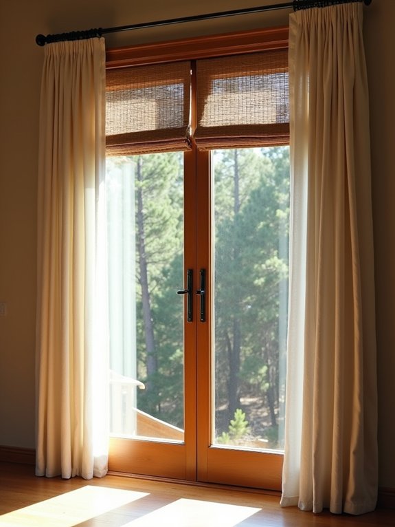 natural textured window treatments