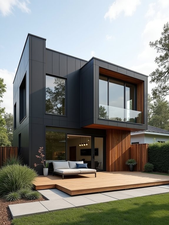 natural wood and grey