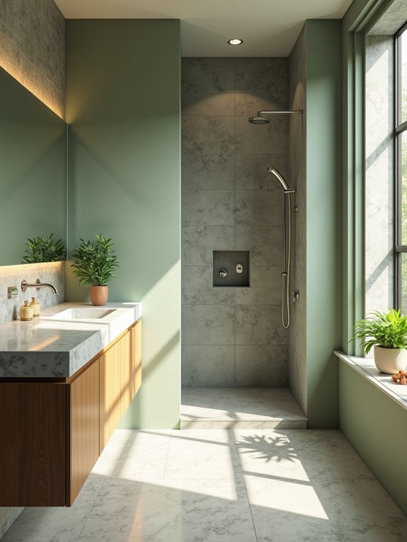 nature inspired bathroom tranquility
