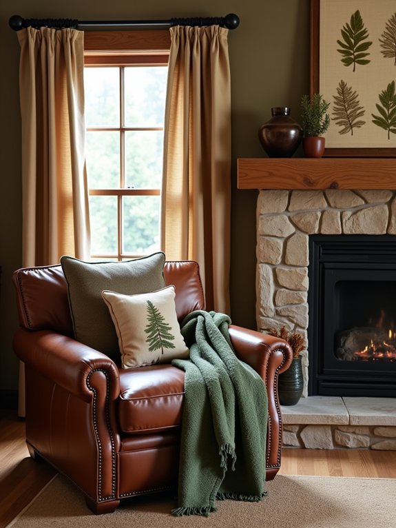 nature inspired cozy textiles