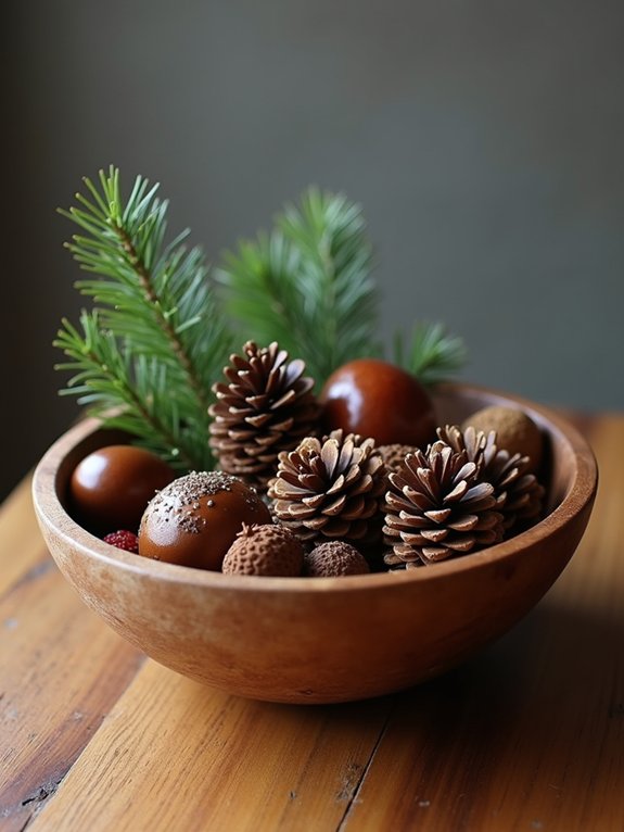 nature inspired dining decor