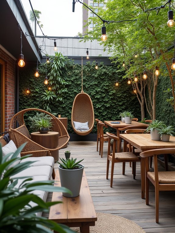 nature inspired outdoor workspaces