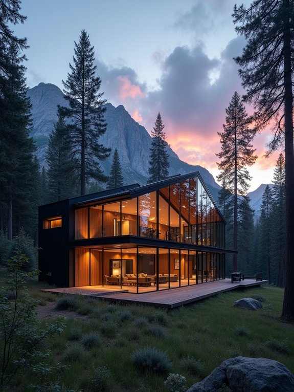 nature reflecting innovative accommodations
