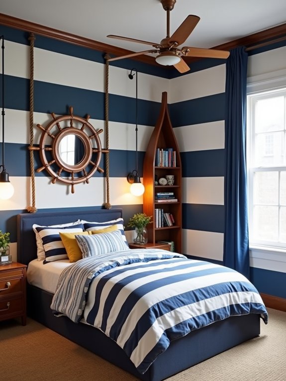 nautical themed bedroom decor