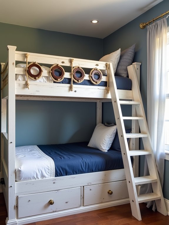 nautical themed bunk bed design