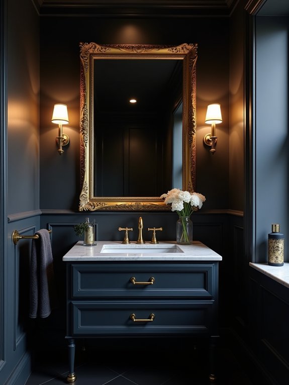 navy elegance with gold