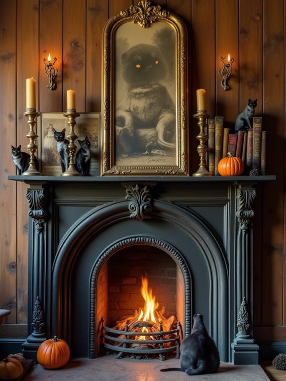 nostalgic vintage halloween decor