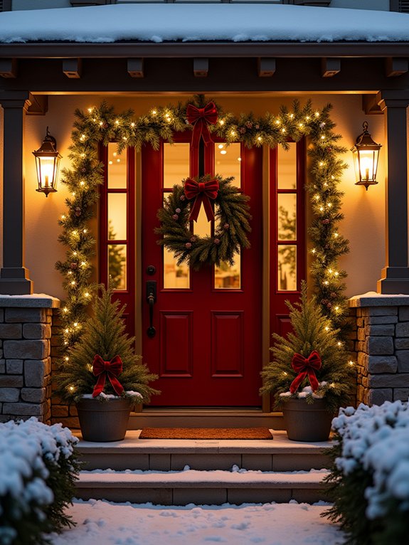 nostalgic vintage holiday display