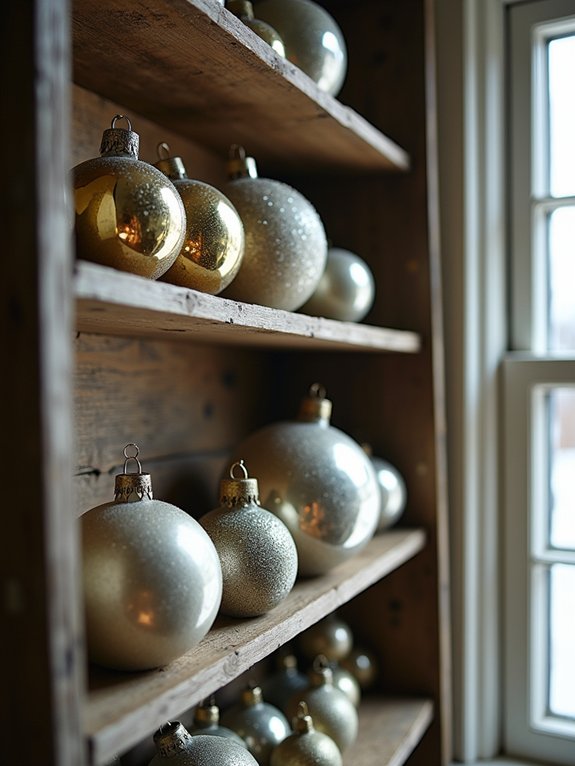 nostalgic vintage ornament display