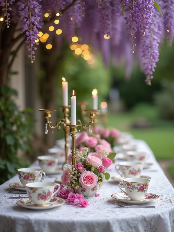 nostalgic vintage tea party