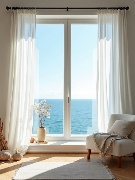 ocean inspired window styling techniques