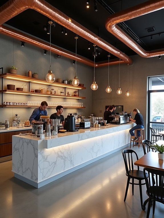 open coffee bar experience
