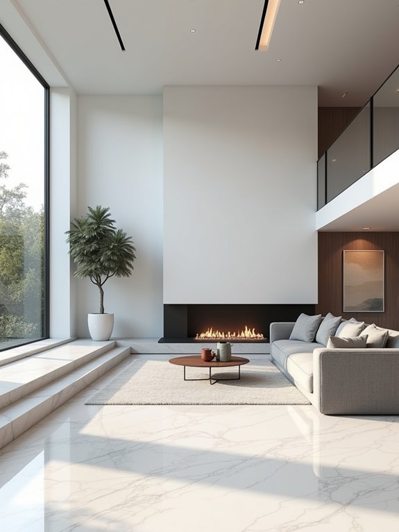 open concept luxurious living space