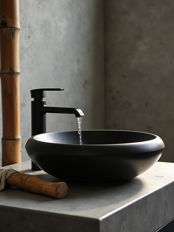 organic minimalism in bathrooms