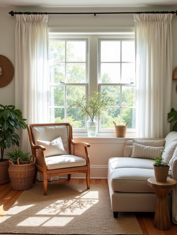 organic natural fiber decor