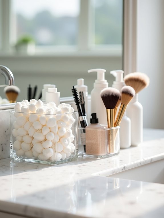 organized bathroom storage solutions