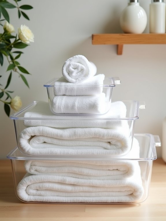 organized bathroom storage solutions