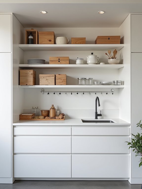 organized minimalist storage solutions
