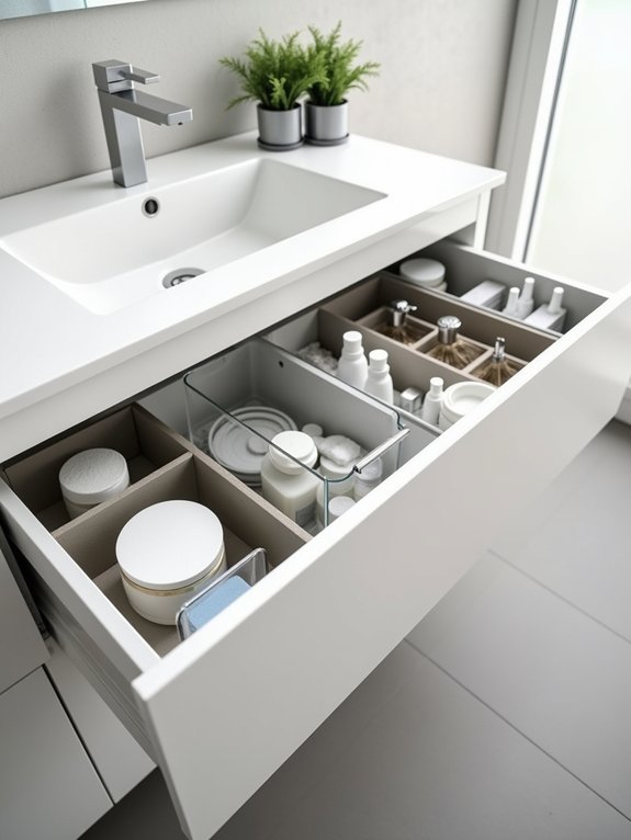 organized under sink storage solutions