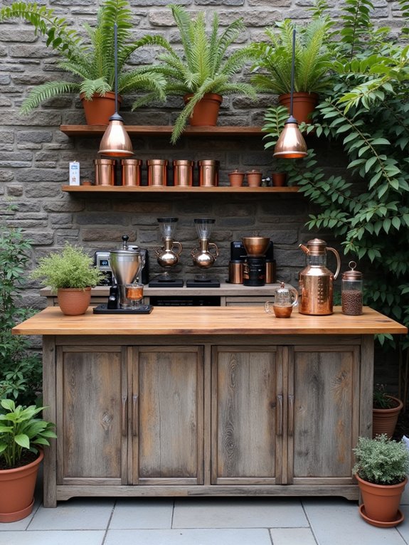 outdoor coffee bar essentials