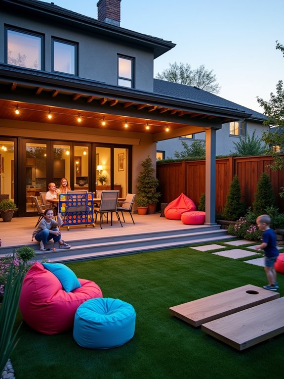 outdoor family play area
