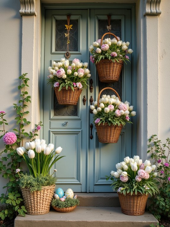oversized easter basket display