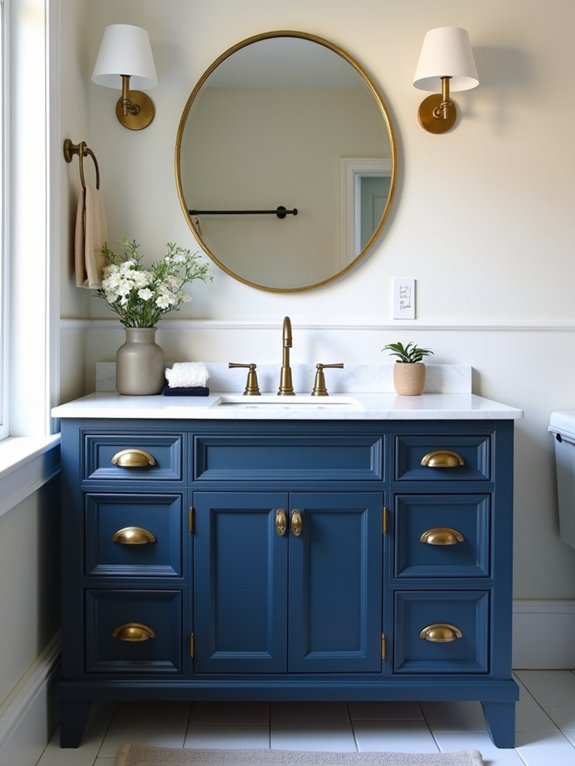 paint vanity for transformation