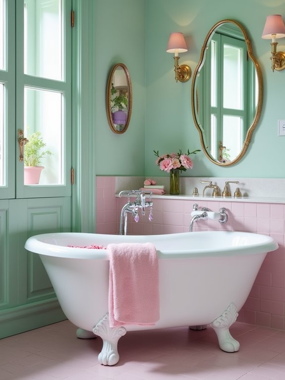 pastel colors for bathrooms