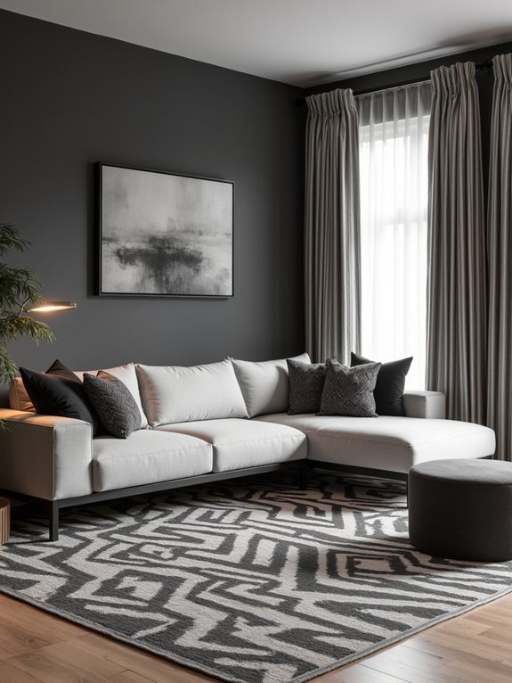 pattern play in gray