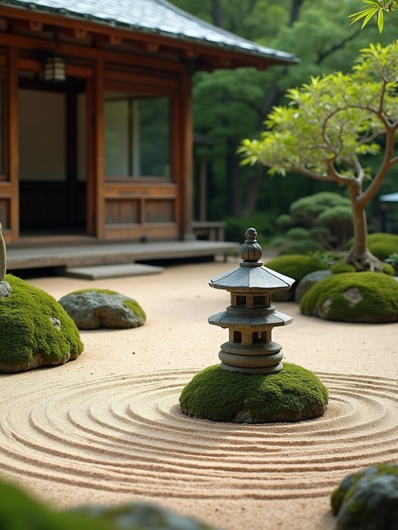 peaceful simplicity in gardens