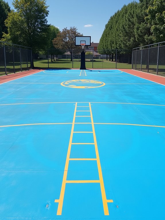 performance training court zones