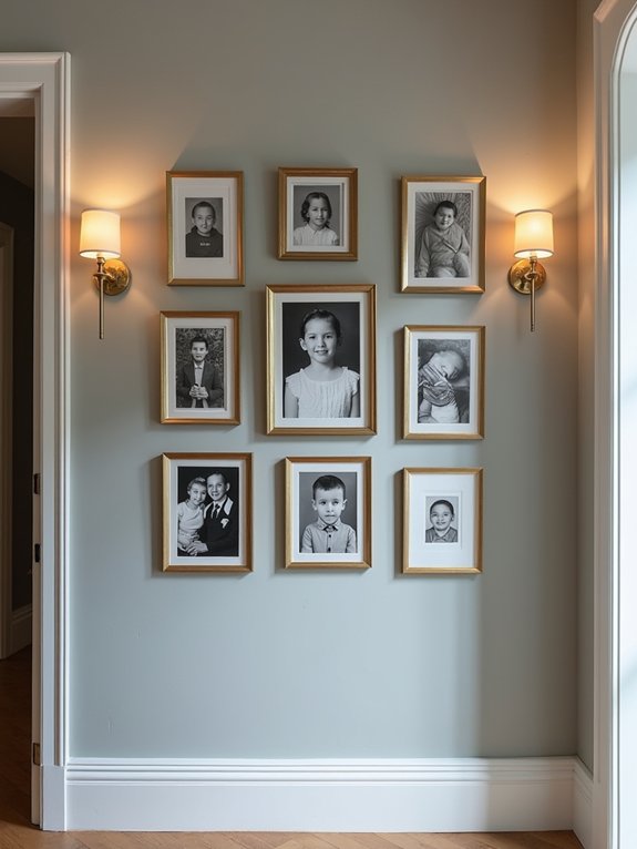personalized family photo display