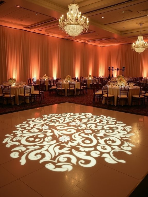 personalized monogram wall projections
