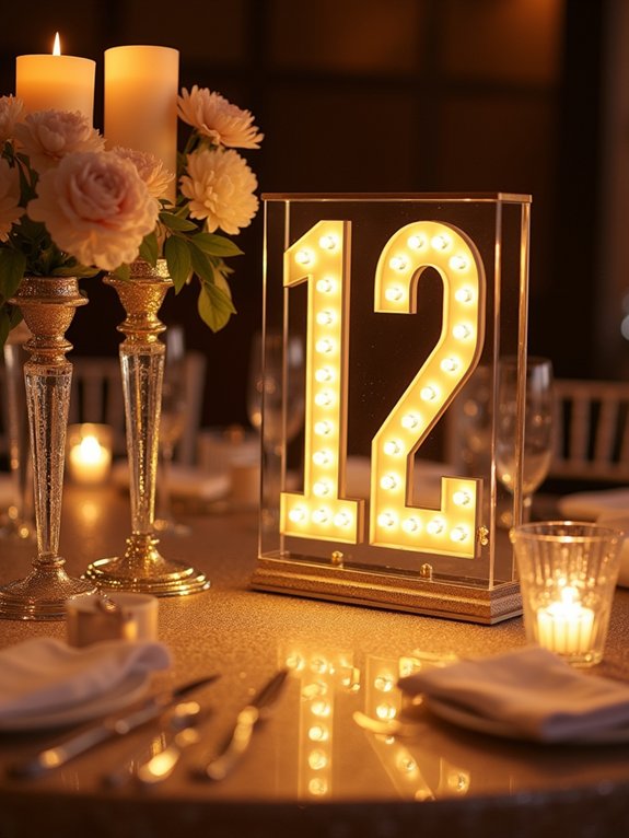 personalized themed table numbers