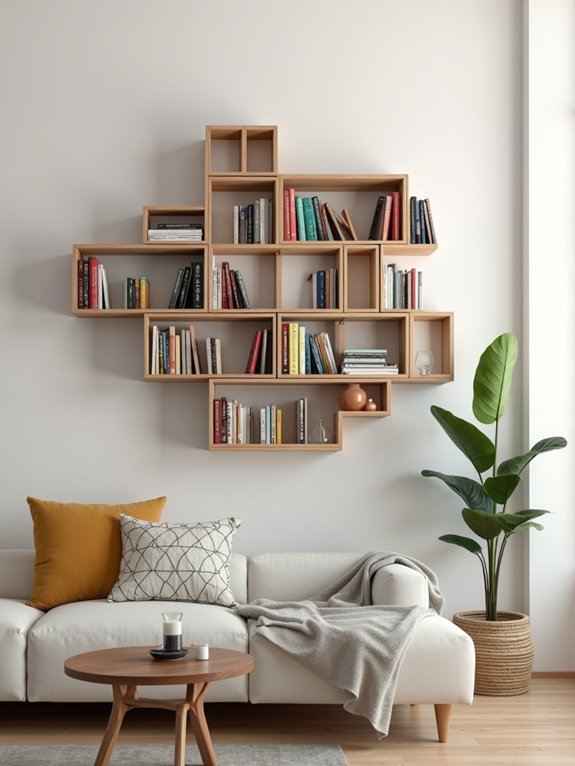 playful modular book storage
