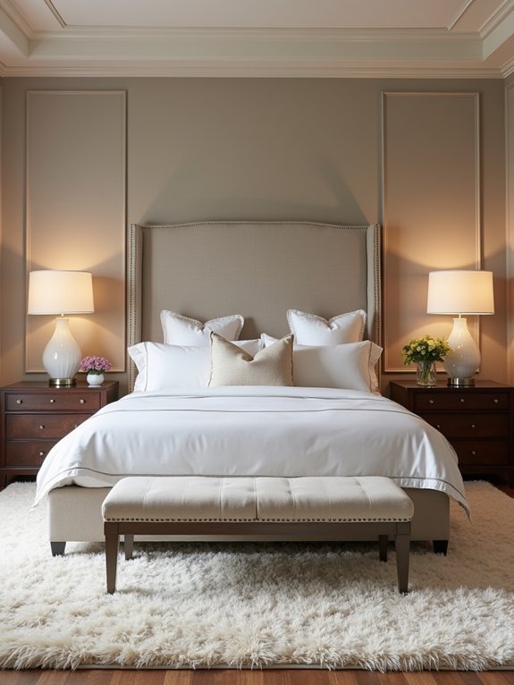 plush rugs enhance comfort