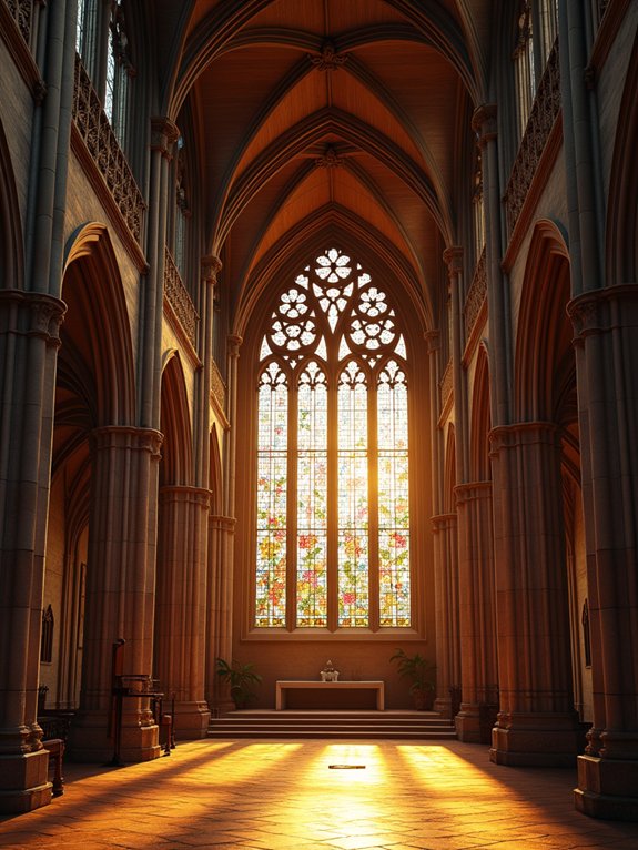 pointed arches enhance elegance