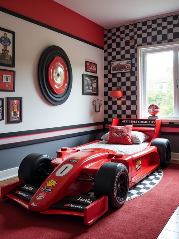 race car bedroom decor