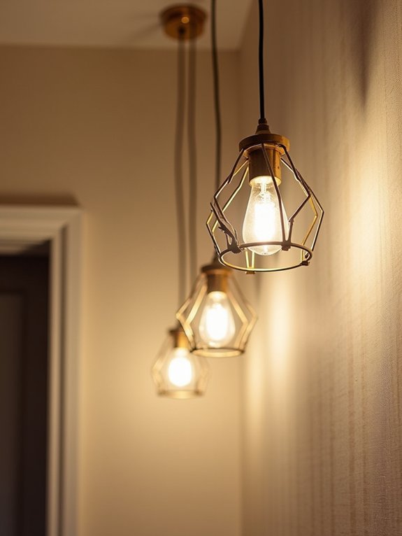 radiant hallway pendant lighting