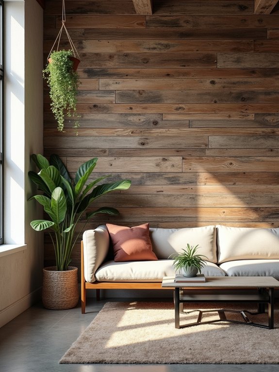 reclaimed wood eco friendly decor