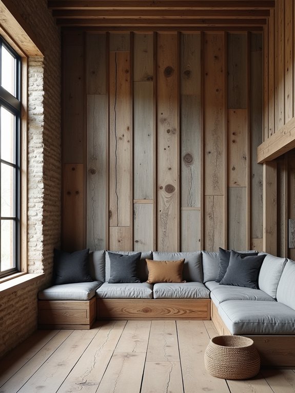 reclaimed wood rustic charm